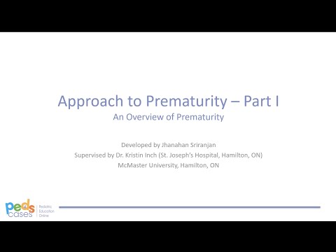 Approach to Prematurity Part I