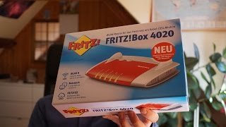 Unboxing: AVM FRITZ!Box 4020 WLAN Router (deutsch)