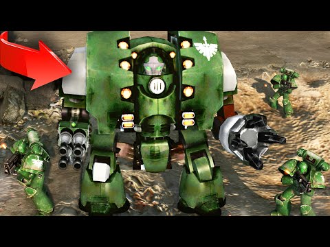 LEVIATHAN DREADNOUGHT vs Chaos! - Ultimate Mod Warhammer 40k | Men of War: Assault Squad 2