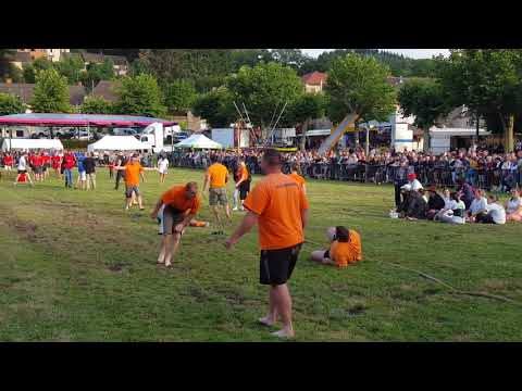 championnat départemental de tir à la corde à Arfeuilles