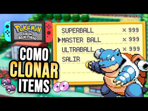 ✨¡¡Cómo MULTIPLICAR ITEMS en Pokémon Rojo Fuego/Verde Hoja!! Glitch Legal y Fácil