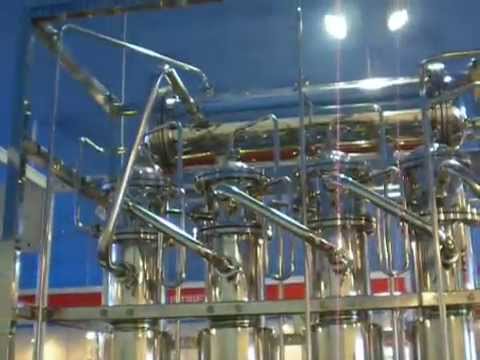 Multicolumn distillation plant