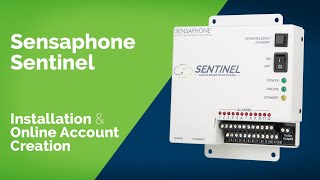 Sensaphone Sentinel Basic Installation and Online Account