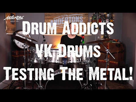 Drum Addicts - VK Drums Testing The Metal!