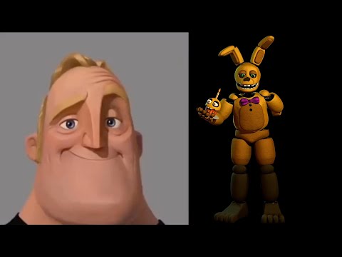 Mr. Incredible FNAF - Springtrap