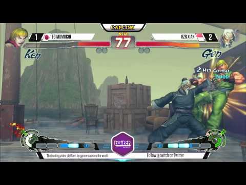 Momochi (Ken) vs Xian (Gen) - Final Round 18 USF4 Grand Finals - 720p 60fps