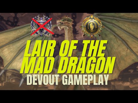 Master Lair of the mad Dragon - Cleric healer gameplay (no cw run) - Neverwinter