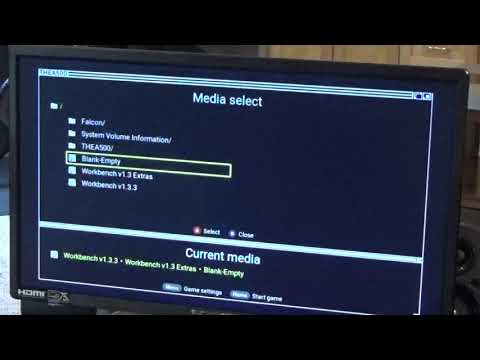 A500 Mini with Workbench 1.3 and Amiga Basic