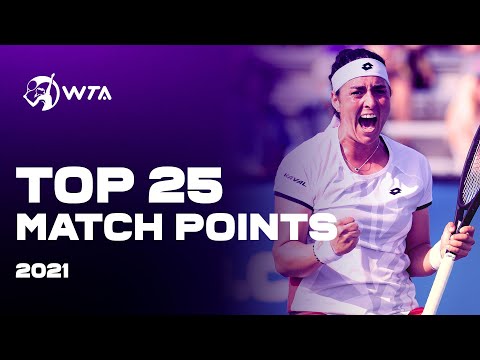 Теннис Sealed in Style: Top 25 Match Points of 2021