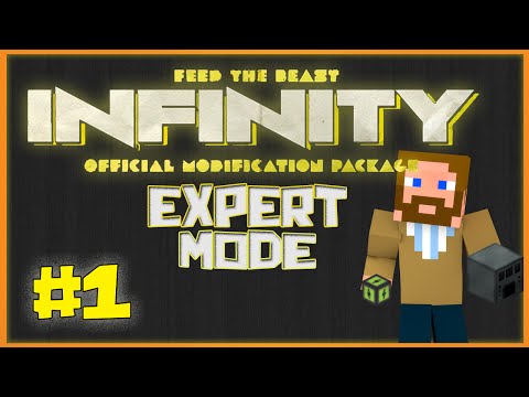 Minecraft: FTB Infinity - EXPERT MODE - Ep 1 "Water World" (Modded Minecraft)#1 w/Mevoda