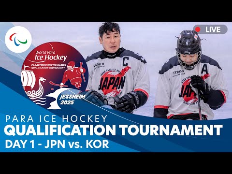 Para Ice Hockey | Japan vs Korea | Day 1 | Qualification Tournament | Jessheim 2025