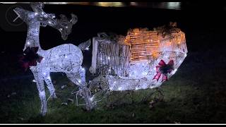 Honest Review Of Lighted Christmas Sled & Reindeer