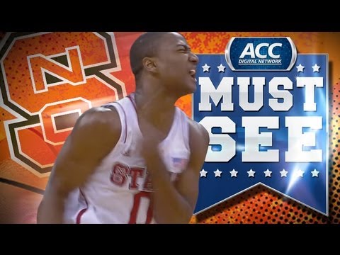NC State's Rodney Purvis High-Flyin Breakaway Dunk - ACC Must See Moment