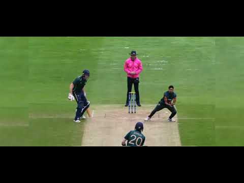 A sharp catch from Taijul to get rid of Stephen Doheny #BANvsIRE