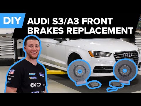 Audi S3 Front Brake Pad & Rotor Replacement DIY (2015-2020 Audi MQB A3, S3, TT)