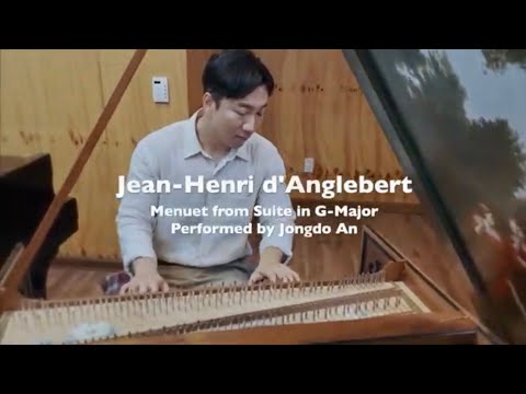 "Menuet" Jean-Henri d'Anglebert - playing on Harpsichord/"미뉴엣" 당글르베르 - 하프시코드 연주