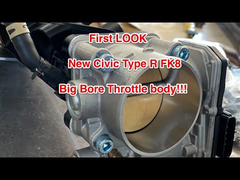 First look!! Civic Type R big bore throttlebody FK2 FK8