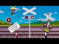 Sleepy Railroad Crossing