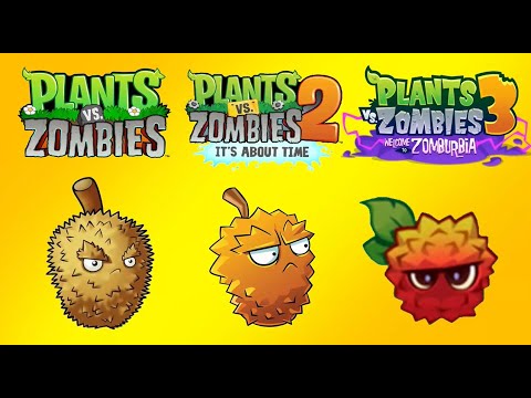 Recopilation of all Plants' designs of all three PvZ games
