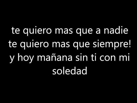 Baby rasta y gringo-mañana sin ti (letra)