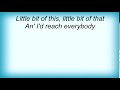 Angie Stone - Little Bit Of This, Little Bit Of That... Lyrics