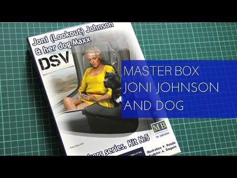 Johnson MAS24045 Masterbox 1:24 scale model kit Truckers Series Joni Lookout 