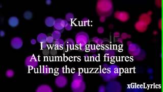 Glee - The Scientist || Lyrics