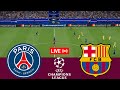 [LIVE] PSG vs Barcelona. UEFA Champions League 23/24 Full Match - VideoGame Simulation