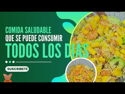 🥗ENSALADA DE ARROZ BASMATI CON MANGO, PEPINO Y AGUACATE. Receta rápida y deliciosa. Vídeo receta 202