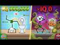 TOILET TIME IQ 999 999 Smart Vs IQ 0 Funny Fails ASMR Satisfying STICKMAN Double Gameplay