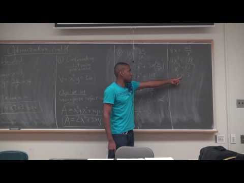 Math 205 Lecture 20 - Optimization part 2 and Antiderivatives aka Integrals