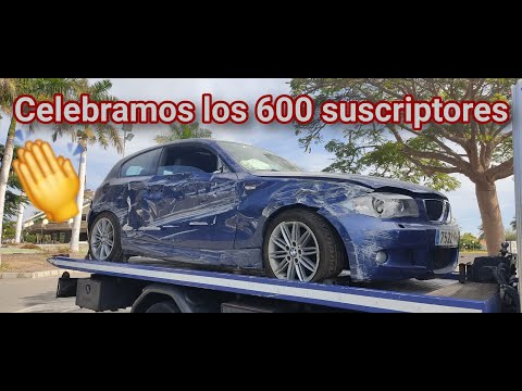 Estamos de celebración: BMW Serie 1 accidentado.Parte 1