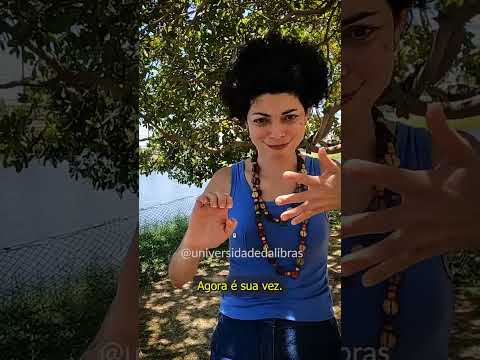 Como Dizer Sabão em Barra em Libras - Raquel Barreto - Universidade da Libras (Unilibras)