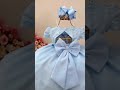 Vestido Infantil Bebê Azul C/ Renda Jardim Encantado Festa