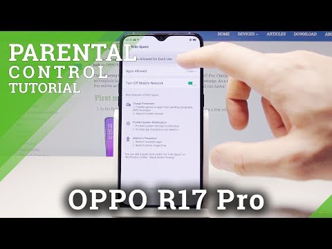 How to Turn On Kids Control on OPPO R17 Pro - Parental Control Mode