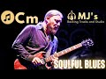 Soulful Slow Groovy Blues In C Minor Backing Track