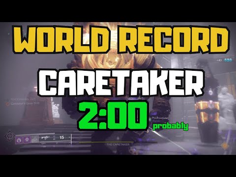 Destiny 2: WORLD RECORD Caretaker Vow Of The Disciple 2:00 (probably)