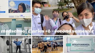FEU-NRMF MED: 🏫 weeks in the life of a medstudent - new semester 📒 (medschool vlog) | audrey a