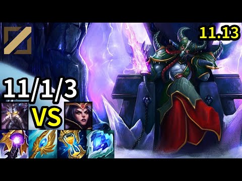Kassadin Mid vs LeBlanc - KR Master | Patch 11.13