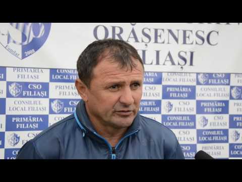 Gigi Ciurea, după Filiași - Vâlcea 5-6 în Cupă