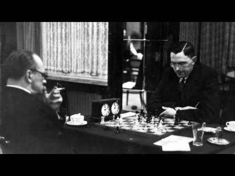 Alexander Alekhine  VS  Max Euwe | World Championship 1935     Netherlands