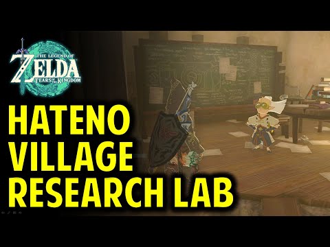 Unlock Shrine Sensor | Hateno Village Research Lab Side Adventure | Zelda Tears of the Kingdom