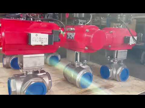 3-way actuator valve