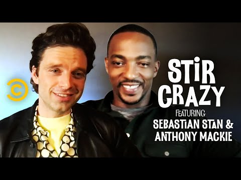 Watch Anthony Mackie And Sebastian Stan Send Chris Evans A Text To See Who He Texts Back First