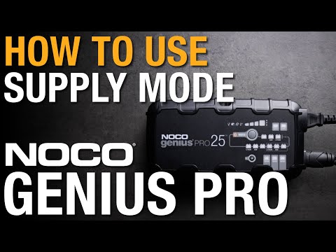 How to Use Supply Mode on NOCO GENIUS PRO