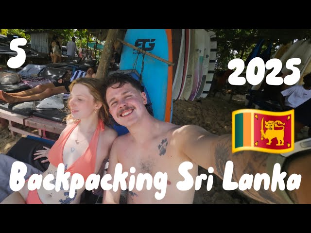 Travel vlog - BACKPACKING SRI LANKA 🇱🇰 - Exploring BEAUTIFUL Tangalle! Surfing, Hiriketiya and Snorkeling!