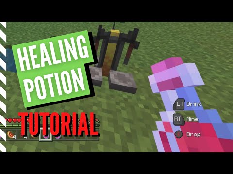 McGamers - How to Make a HEALING POTION in Minecraft (INSTANT HEALTH)