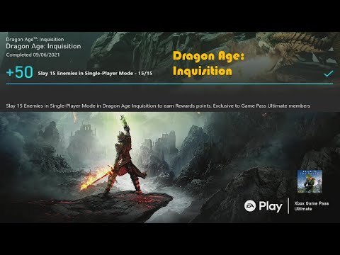 Dragon Age: Inquisition Weekly Xbox Game Pass Quest Guide - Slay 15 Enemies in Single - Player Mode