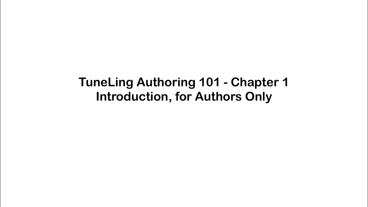Chapter 01 - Introduction For Authors Chapter 01 - Introduction For Authors