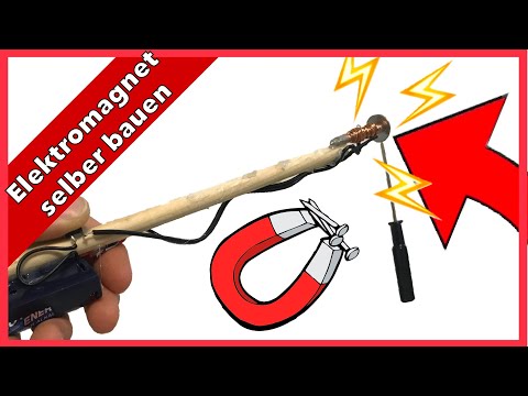 Elektromagnet selber bauen mit Kupferdraht[leicht]||Elektromagnet für 3V bauen